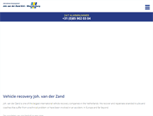 Tablet Screenshot of joh-vd-zand.nl